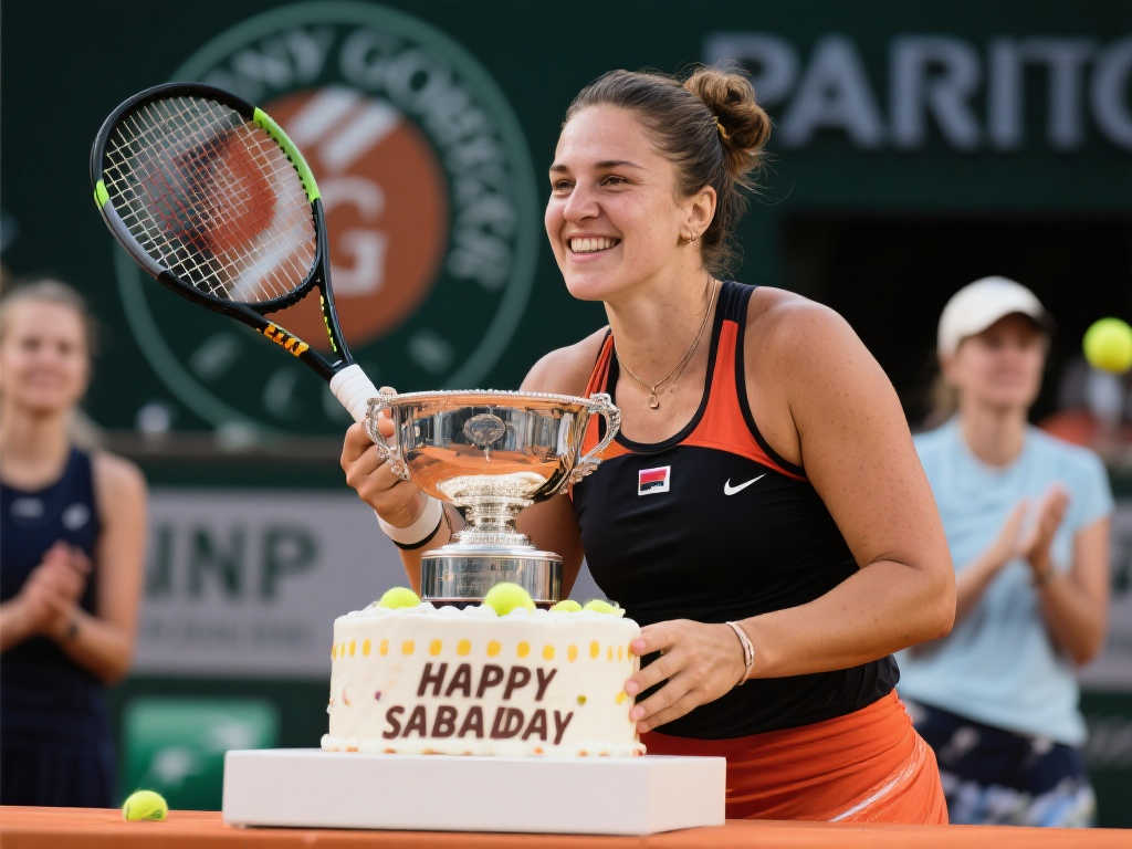 萨巴伦卡夺冠喜迎生日：最珍贵的礼物，感谢一路相伴